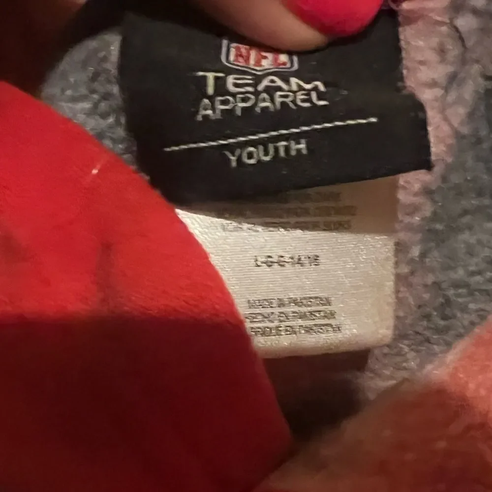 Patriots Blue/Red Hooded Sweatshirt - Picture 8 of 8